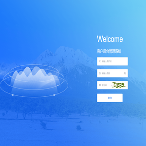 客户后台管理系统